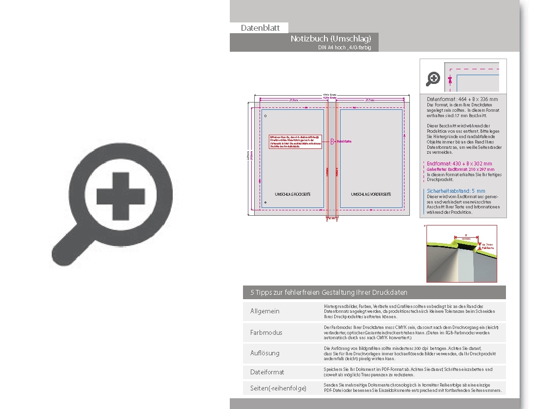 Product Bild notizbuch_din_a4_hoch__umschlag__hardcover_4_0-farbig__inhalt__128_blanko_inhaltsseiten