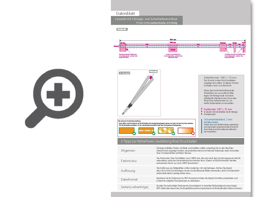 Product Bild lanyards_mit_schnapp-_und_sicherheitsverschluss__15_mm_schl__sselbandbreite__4_0-farbig_einseitig_bedruckt