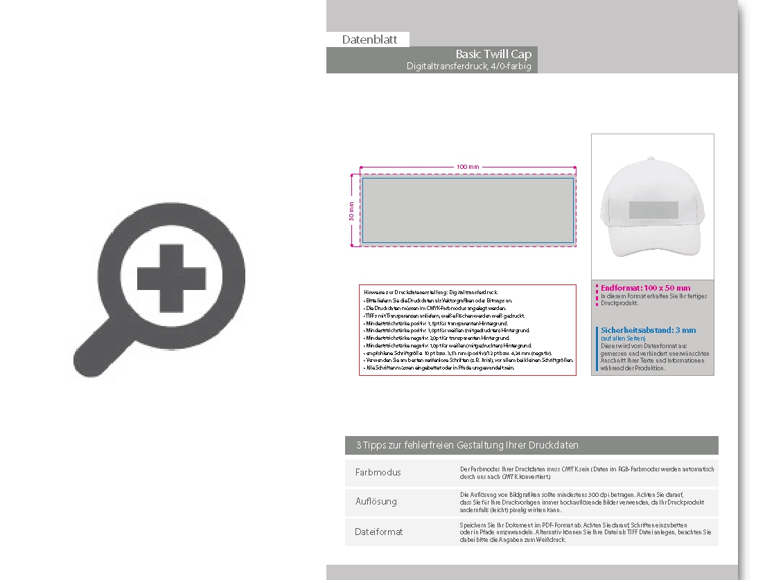 Product Bild baseballcap_basic_twill__mit_einer_druckposition_(vorne_mittig)