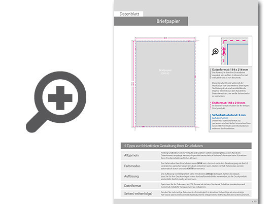 Product Bild briefpapier_din_a6__1_0_farbig__(vorderseite__graustufen___r__ckseite__unbedruckt)__recyclingpapier