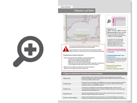Product Bild hochwertige_etiketten_auf_rolle_in_katze-form