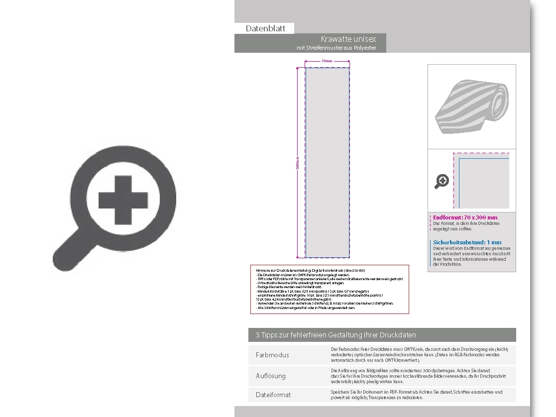 Product Bild krawatte_unisex_mit_streifenmuster