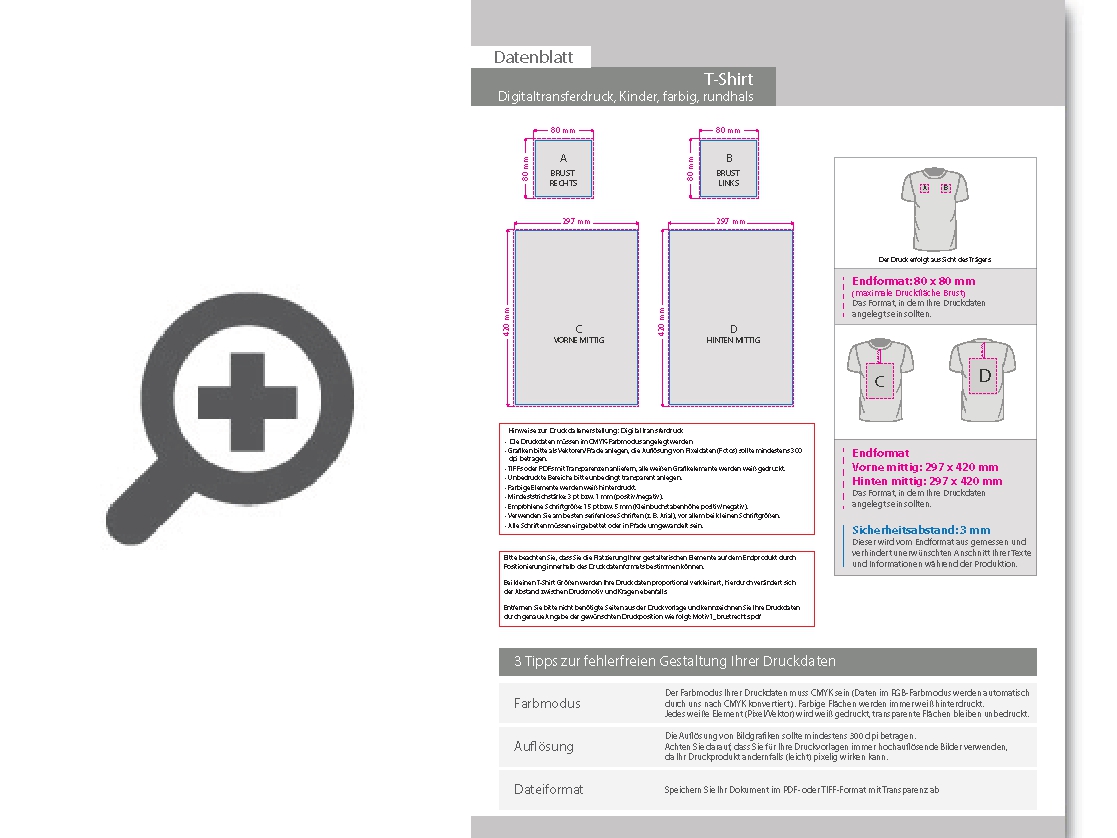 Product Bild kinder-t-shirt_farbig__basic_-_b&c_collection__mit_einer_druckposition